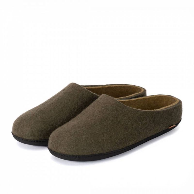 Slipper X - Forest green