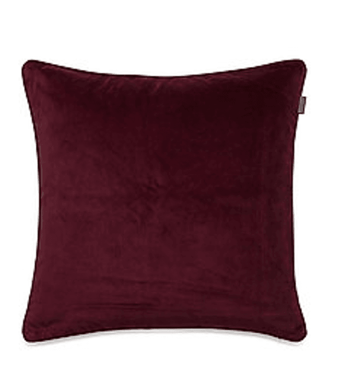 Velvety Cushion Carbernet red