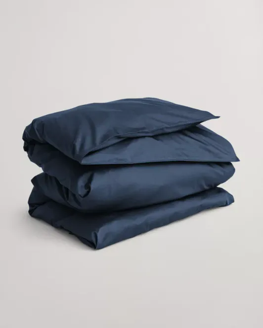 Hovedbilde Sateng Dobbeltdynetrekk Marineblå (200x220)